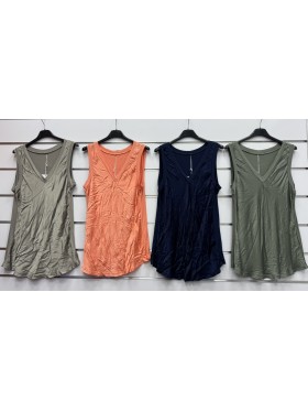 Bluzki damskie wloskie, Size uni ,paczka 6szt,mix kolor