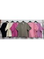 Bluzki damskie wloskie, Size uni ,paczka 6szt,mix kolor
