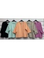 Bluzki damskie wloskie, Size uni ,paczka 6szt,mix kolor
