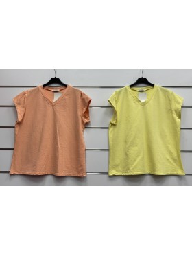 Bluzki damskie wloskie, Size uni ,paczka 6szt,mix kolor