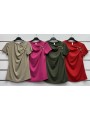 Bluzki damskie wloskie, Size uni ,paczka 6szt,mix kolor
