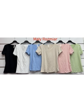 Bluzki damskie wloskie, Size uni ,paczka 6szt,mix kolor