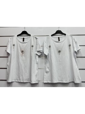 Bluzki damskie wloskie, Size uni ,paczka 6szt,mix kolor