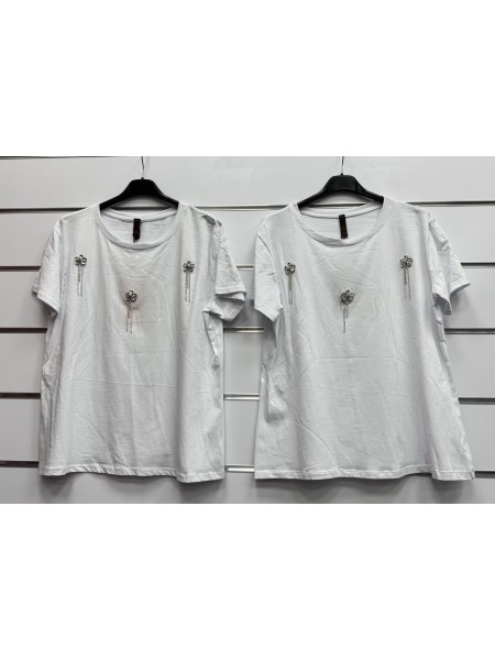 Bluzki damskie wloskie, Size uni ,paczka 6szt,mix kolor