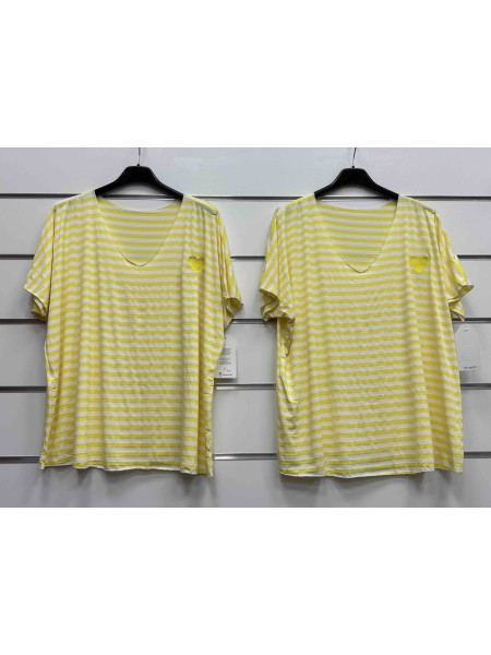 Bluzki damskie wloskie, Size uni ,paczka 6szt,mix kolor