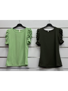 Bluzki damskie wloskie, Size uni ,paczka 6szt,mix kolor