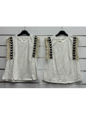 Bluzki damskie wloskie, Size uni ,paczka 6szt,mix kolor