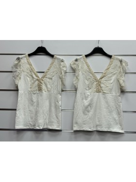 Bluzki damskie wloskie, Size uni ,paczka 6szt,mix kolor