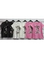 Bluzki damskie wloskie, Size uni ,paczka 6szt,mix kolor