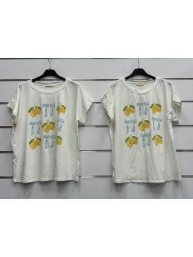Bluzki damskie wloskie, Size uni ,paczka 6szt,mix kolor