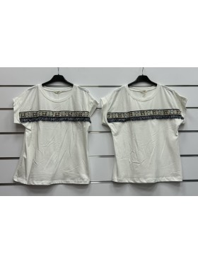 Bluzki damskie wloskie, Size uni ,paczka 6szt,mix kolor