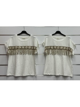 Bluzki damskie wloskie, Size uni ,paczka 6szt,mix kolor