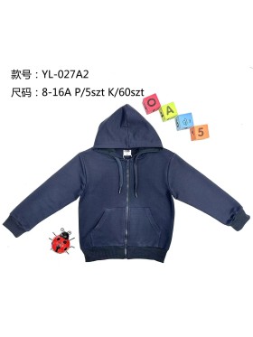 Bluza dzieciece rozm 8-16 lat, paczka 5szt, 1 kolor