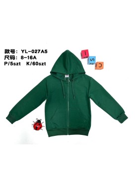 Bluza dzieciece rozm 8-16 lat, paczka 5szt, 1 kolor