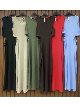 Sukienki damskie wloskie, Size uni ,paczka 6szt,mix kolor