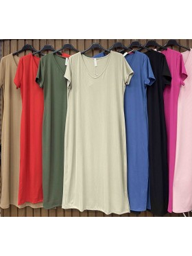 Sukienki damskie wloskie, Size uni ,paczka 6szt,mix kolor