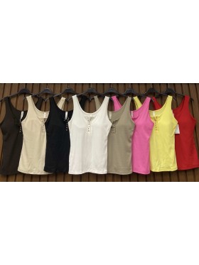 Bluzki damskie wloskie, Size uni ,paczka 6szt,mix kolor