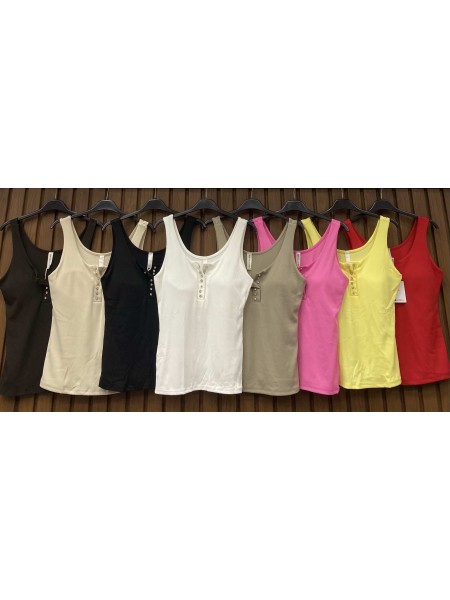 Bluzki damskie wloskie, Size uni ,paczka 6szt,mix kolor
