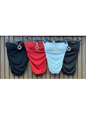 Bluzki damskie wloskie, Size uni ,paczka 6szt,mix kolor