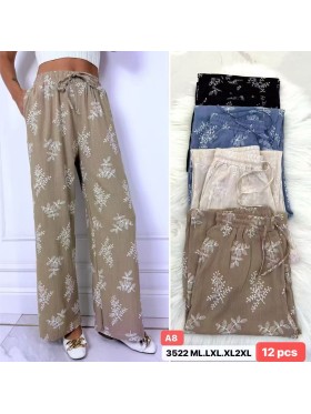 Spodnie damskie , size M-2xl paczka 12szt,mix  kolor