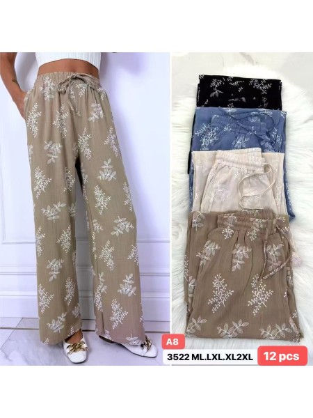 Spodnie damskie , size M-2xl paczka 12szt,mix  kolor