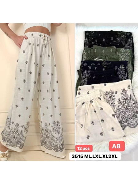 Spodnie damskie , size M-2xl paczka 12szt,mix  kolor
