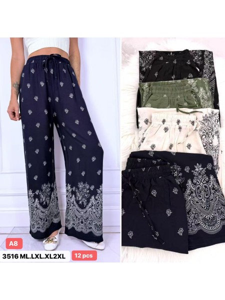 Spodnie damskie , size M-2xl paczka 12szt,mix  kolor