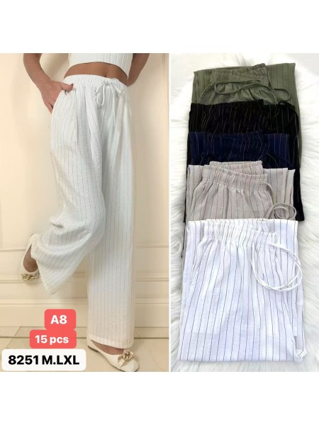 Spodnie damskie , size M-xl paczka 12szt,mix  kolor