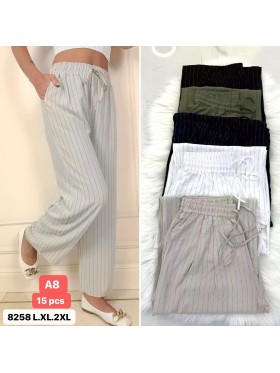 Spodnie damskie , size L-2xl paczka 12szt,mix  kolor