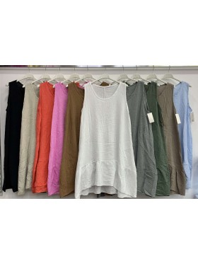 Sukienki damskie wloskie, Size uni ,paczka 6szt,mix kolor