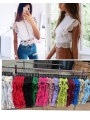 Bluzki damskie wloskie, Size uni ,paczka 6szt,mix kolor