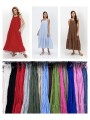 Sukienki damskie wloskie, Size uni ,paczka 6szt,mix kolor