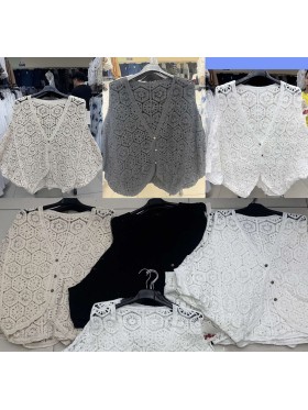 Bluzki damskie wloskie, Size uni ,paczka 6szt,mix kolor