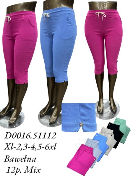 Rybaczki damskie , size XL-6xl paczka 12szt,MIX kolor