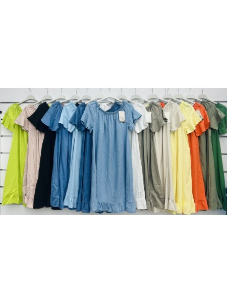 Sukienki damskie wloskie, Size uni ,paczka 6szt,mix kolor