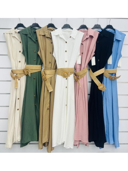Sukienki damskie wloskie, Size uni ,paczka 6szt,mix kolor