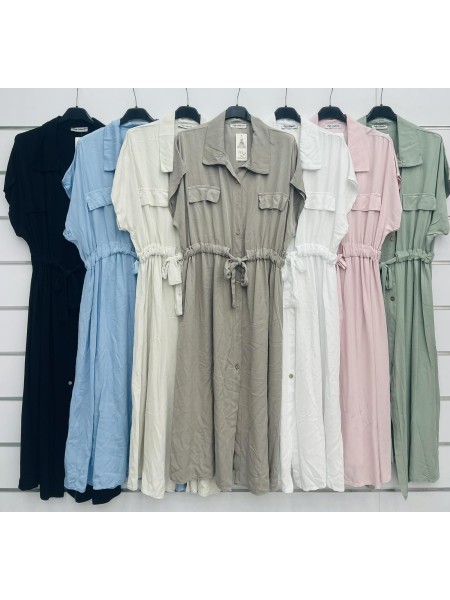 Sukienki damskie wloskie, Size uni ,paczka 6szt,mix kolor