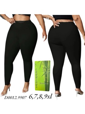 Legginsy damskie , size 6-9xl paczka 12szt,1 kolor