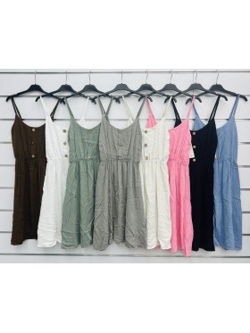 Sukienki damskie wloskie, Size uni ,paczka 6szt,mix kolor
