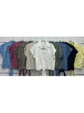 Bluzki damskie wloskie, Size uni ,paczka 6szt,mix kolor