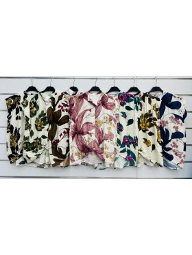 Bluzki damskie wloskie, Size uni ,paczka 6szt,mix kolor