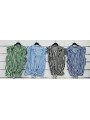 Bluzki damskie wloskie, Size uni ,paczka 6szt,mix kolor