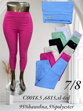 Spodnie damskie , size XL-6xl paczka 12szt,MIX kolor