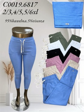 Spodnie damskie , size 2-6xl paczka 12szt,MIX kolor