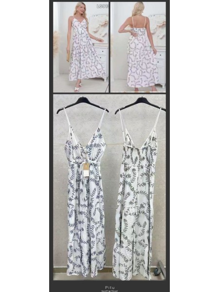 Sukienki damskie wloskie, Size uni ,paczka 6szt,mix kolor