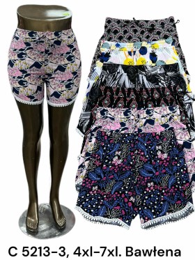 Spodenki damskie , size 4-7xl paczka 12szt,MIX kolor
