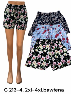 Spodenki damskie , size 2-4xl paczka 12szt,MIX kolor