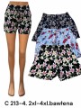 Spodenki damskie , size 2-4xl paczka 12szt,MIX kolor