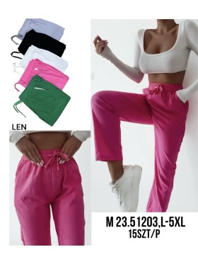 Spodnie damskie , size L-5XL paczka 12szt,MIX kolor