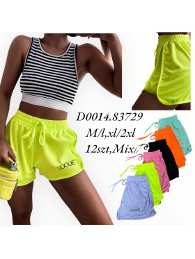 Spodenki damskie , size M-2xl paczka 12szt,MIX kolor